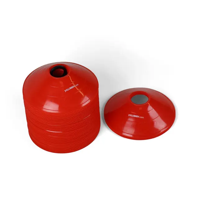 Markeringstallerkener røde 50 stk D: 19 cm | H: 5 cm 