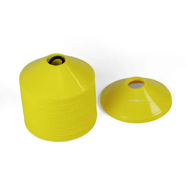 Markeringstallerkener gule 50 stk D: 19 cm | H: 5 cm 