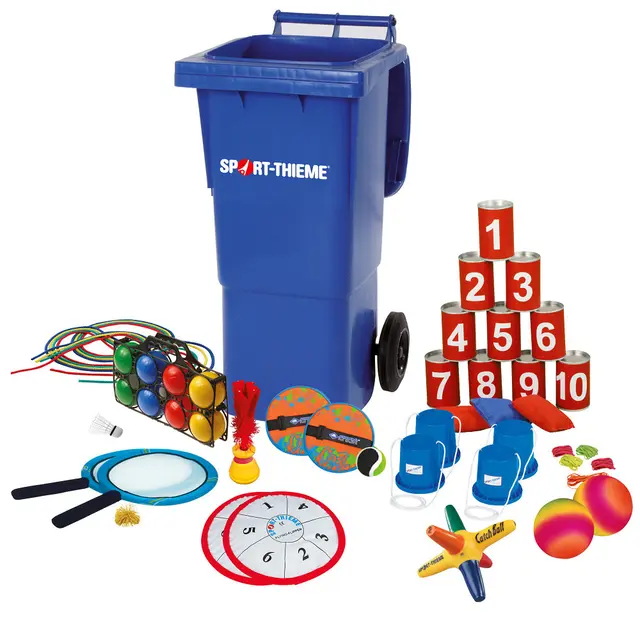 Lekekasse Mini med innhold 