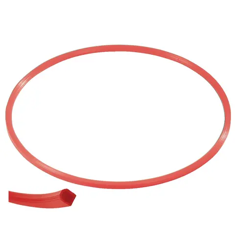 Gymnastikkring Pvc 60 cm | Rød 60 cm flat ring med kant-profil 