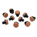 Stradivari skrutupp Standard (10) 12mm | Lærtupp med skrugjenger