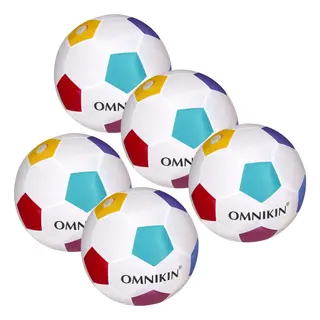 Omnikin&#174; fotball 36 cm | 5 stk. Pakke med 5 superlette fotballer