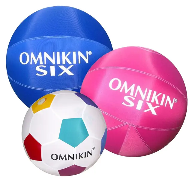 Omnikin® lekepakke - 3 baller Lette baller til lek og spill 