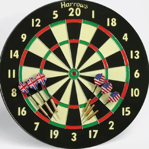 Dart Harrows World Champion Family Tradisjonell dartskive med 6 piler 