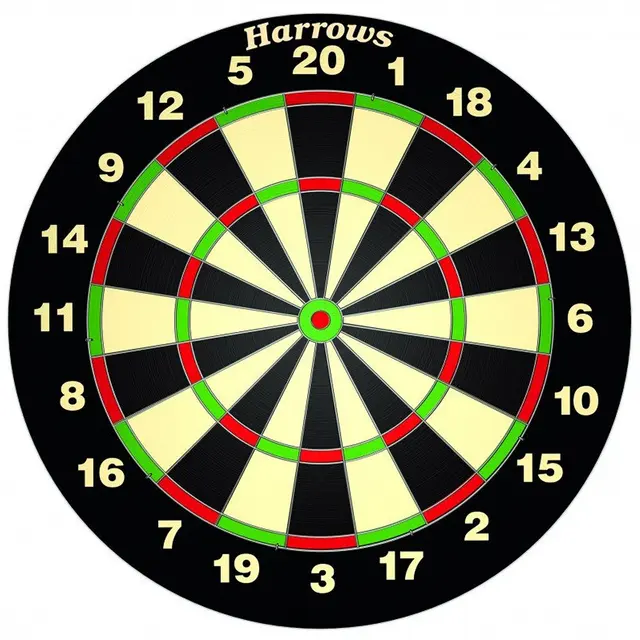 Dart Harrows World Champion Family Tradisjonell dartskive med 6 piler 