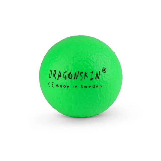 Dragonskin skumball  9 cm | Grønn 9 cm softball i neon grønn 