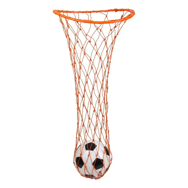 Ballnett med ring til 10-12 fotballer Oppbevaring til baller 