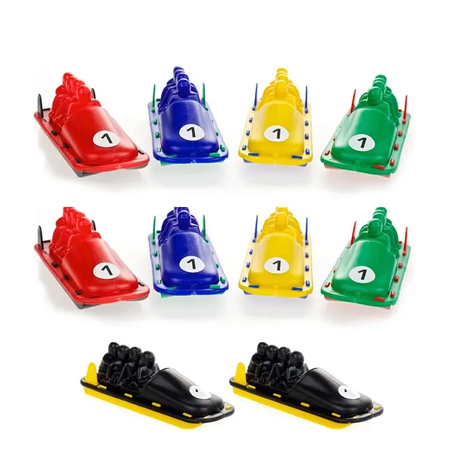 Minibob | 10 stk. Klassisk vinterleke | 4-manns bob 