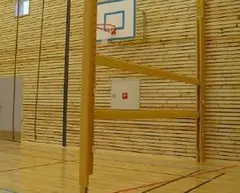 Turnbommer til gymsal og hall Sett med heisbare bommer