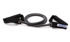 Treningsstrikk Exertube med håndtak 10pk 10 stk | Ekstra Hard | Svart