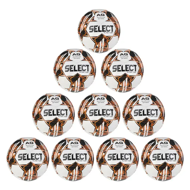 Fotball Select Flash Turf 5 (10) 10 stk | Kvalitetsball for kunstgress 