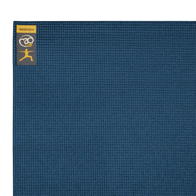 Yogamatte Warrior II Blå 183 x 61 x 0,4 cm 