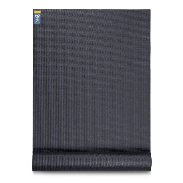 Yogamatte Warrior II Antrasitt 183 x 61 x 0,4 cm 