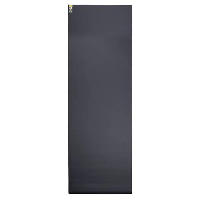 Yogamatte Warrior II Antrasitt 183 x 61 x 0,4 cm 