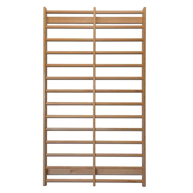 Klubben Premium Ribbevegg 265 x 150 cm 2 seksjoner | Avstand 15,5 cm | Bøk 