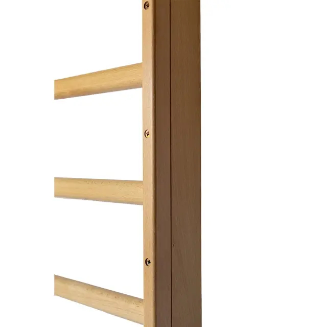 Klubben Premium Ribbevegg 265 x 150 cm 2 seksjoner | Avstand 15,5 cm | Bøk 