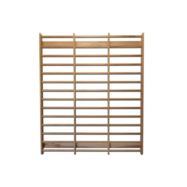 Klubben Premium Ribbevegg 265 x 225 cm 3 seksjoner | Avstand 15,5 cm | Bøk 
