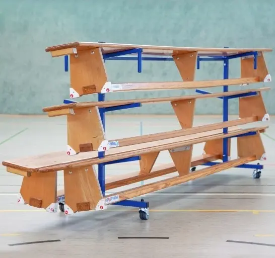Gymbenk Premium med transportvogn 6 stykk benker på 3 meter 