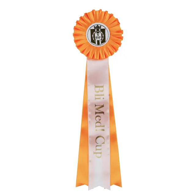 Rosett Bli Med! Cup 10 stk. Oransje 
