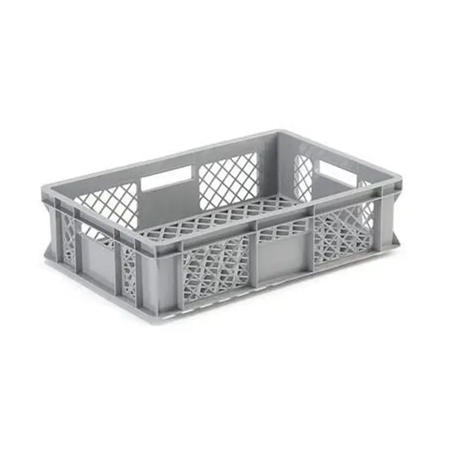 Oppbevaringskasse i plast perforert 60x40x15 cm 