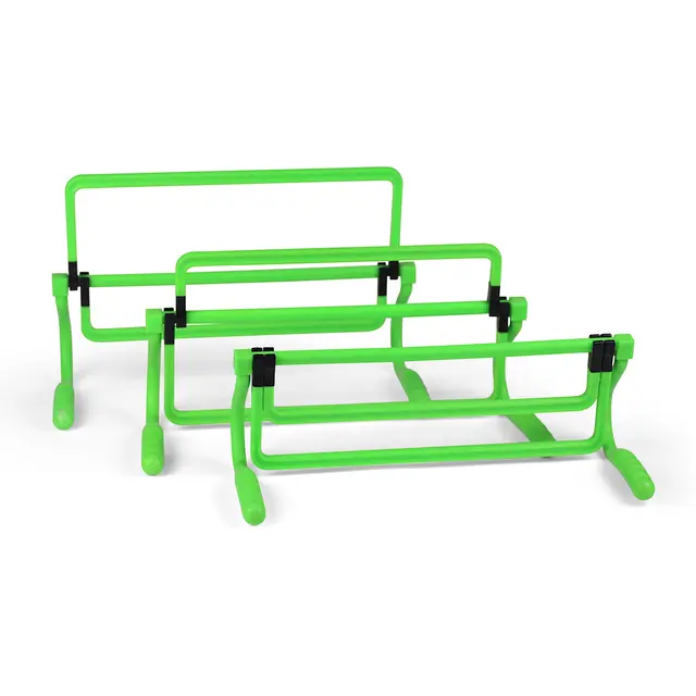 Hekk | Mini treningshekker 6 stk. Justerbar høyde, 15, 23 og 29 cm 