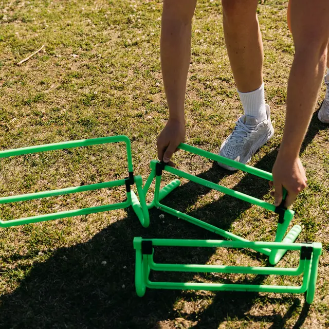 Hekk | Mini treningshekker 6 stk. Justerbar høyde, 15, 23 og 29 cm 