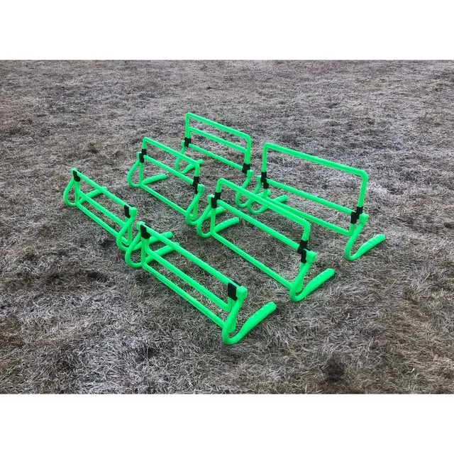 Hekk | Mini treningshekker 6 stk. Justerbar høyde, 15, 23 og 29 cm 