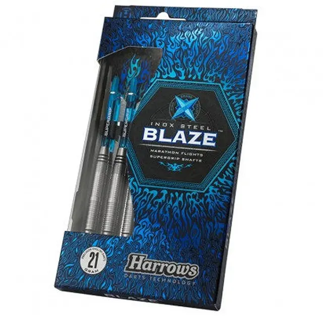 Dartpiler Blaze Inox Steel (3) 24 gram | til tradisjonell dart 