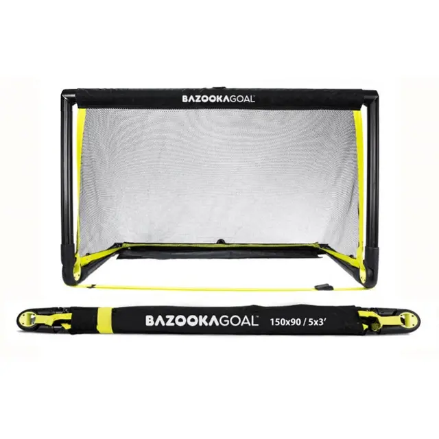 BazookaGoal XL | 150X90 cm 3v3 Fotballmål - Sammenleggbart minimål 