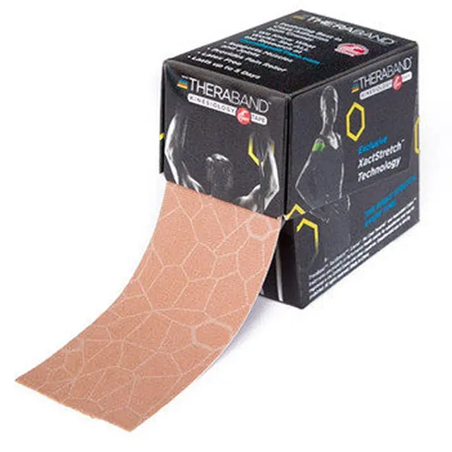 Kinesiotape TheraBand | Beige Lengde 5 m | Bredde 5 cm 