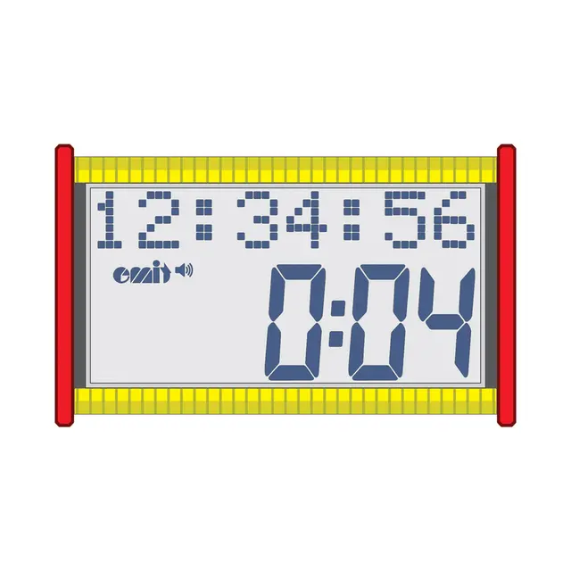 eClock Startdisplay For idretter med intervallstart 