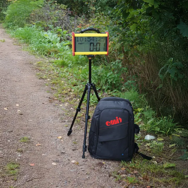 eClock Startdisplay For idretter med intervallstart 