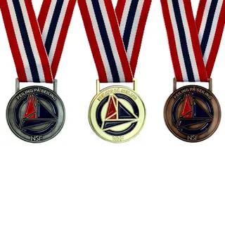 Peiling p&#229; seiling Medalje i Gull, S&#248;lv eller Bronse