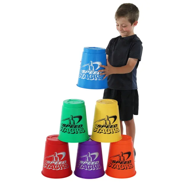 Speed Stacks Jumbo Sett 12 12 store kopper | Assorterte farger 