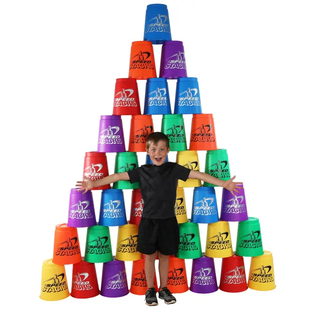 Speed Stacks Jumbo Sett 12 12 store kopper | Assorterte farger 