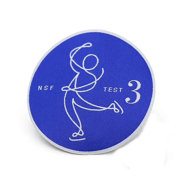 Test 3- bronse, med tøymerke | Blå Testmerker kunstløp | 10 pk 