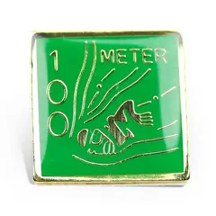 100 meter knappen - grønn pk á 20
