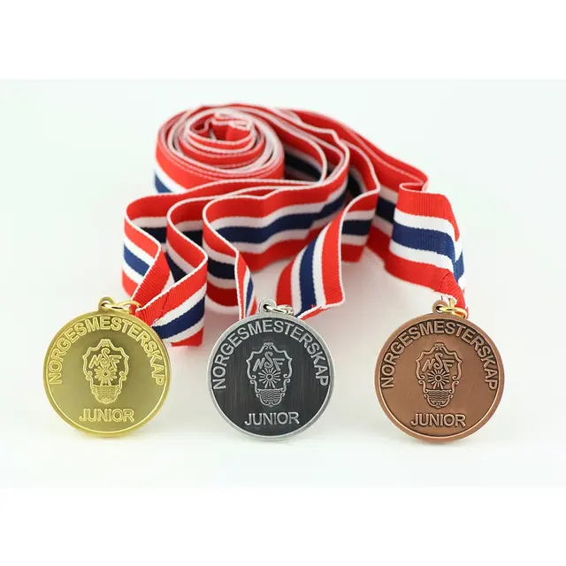 NM Vannpolo Junior, medaljepakke Gull, sølv og bronse (komplett sett) 