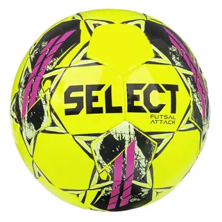 Futsalball Select Attack Gul/Rosa Innendørs treningsball