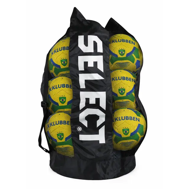 Fotball Klubben Brasil str 4 (10) 10 stk | Med bag | Asfalt og grus 