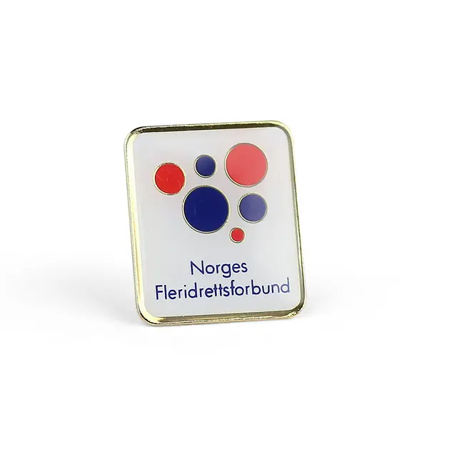 Pins, 10 stk. Norges Fleridrettsforbund 