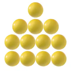 Softball PU-skum 20 cm gul (12) 12 stykk myke spillballer med god sprett