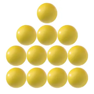 Softball PU-skum 20 cm gul (12) 12 myke spillballer med god sprett