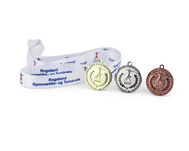 Kretsmestermedalje Gull Rogaland Gymnastikk- og Turnkrets 