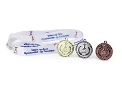 Kretsmestermedalje Sølv Viken og Oslo Gymnastikk- og Turnkrets