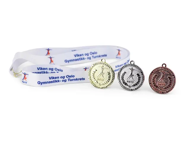 Kretsmestermedalje Sølv Viken og Oslo Gymnastikk- og Turnkrets 