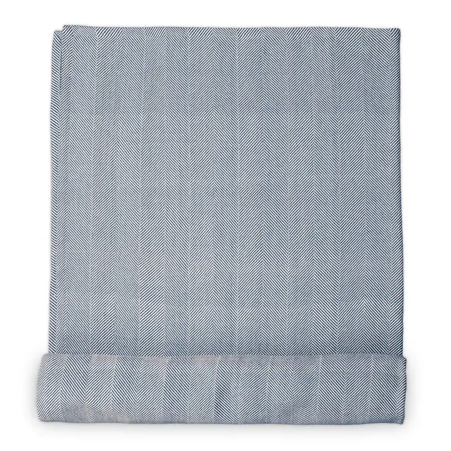 Pledd i håndvevd bomull Yogapledd | Blå | 200x150 cm 