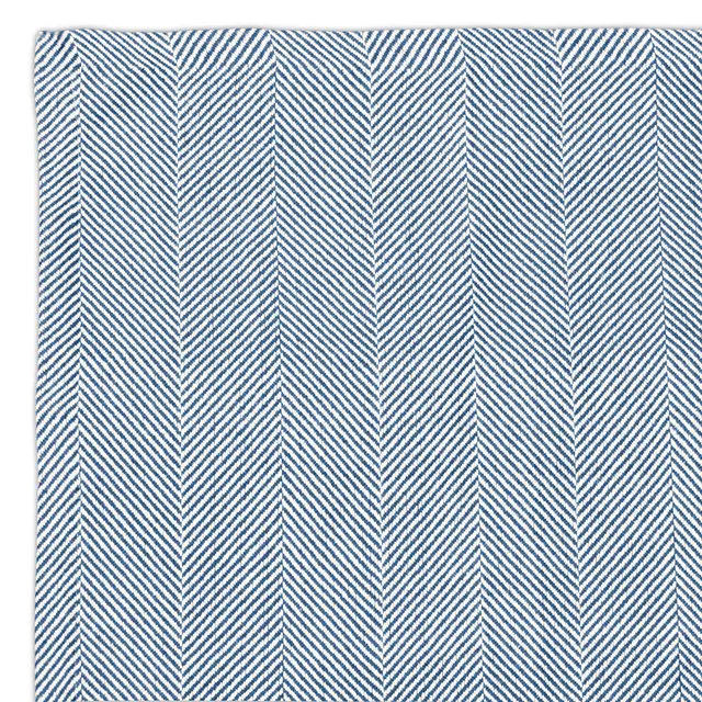 Pledd i håndvevd bomull Yogapledd | Blå | 200x150 cm 