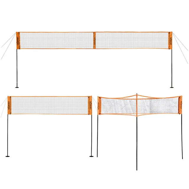 Sharknet Sandvolleyball-sett Triangelspill og vanlig spill 