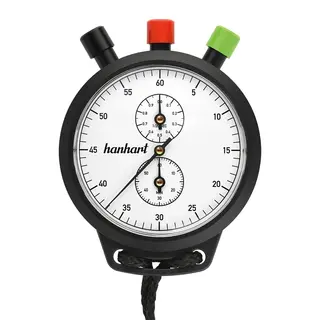 Hanhart stoppeklokke Amigo Quartz Klassisk stoppeklokke for tidtaking